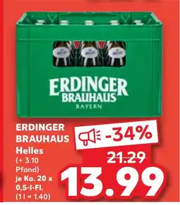 Kaufland DE ERDINGER BRAUHAUS Helles tilbud