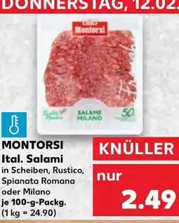 Kaufland DE MONTORSI Ital. Salami tilbud