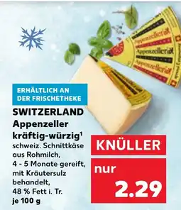 Kaufland DE SWITZERLAND Appenzeller kräftig-würzig tilbud