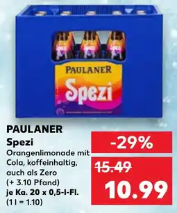 Kaufland DE PAULANER Spezi tilbud