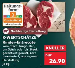 Kaufland DE K-WERTSCHÄTZE Rinder-Entrecôte tilbud