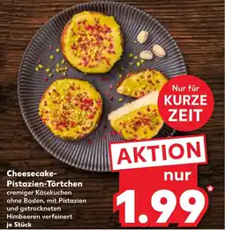 Kaufland DE Cheesecake- Pistazien-Törtchen tilbud