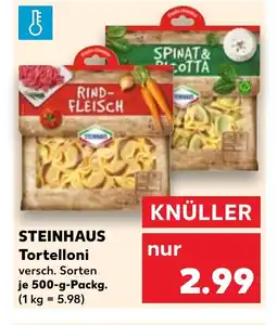 Kaufland DE STEINHAUS Tortelloni tilbud