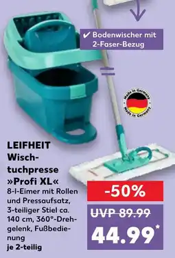Kaufland DE LEIFHEIT Wisch- tuchpresse Profi XL tilbud