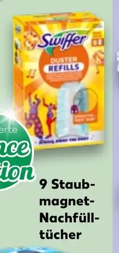 Kaufland DE Swiffer 9 Staub- magnet- Nachfüll- tücher tilbud