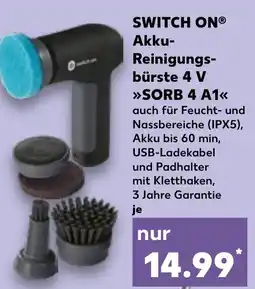 Kaufland DE SWITCH ONⓇ Akku- Reinigungs- bürste 4 V SORB 4 A1 tilbud