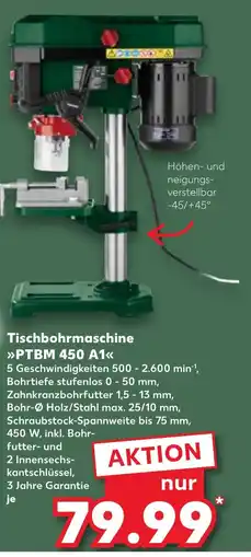 Kaufland DE PARKSIDE Tischbohrmaschine PTBM 450 A1 tilbud