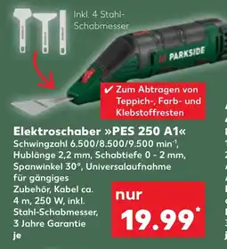 Kaufland DE PARKSIDE Elektroschaber PES 250 A1 tilbud
