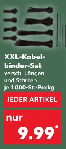 Kaufland DE XXL-Kabel- binder-Set tilbud