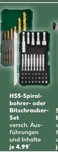 Kaufland DE PARKSIDE HSS-Spiral- bohrer- oder Bitschrauber- Set tilbud