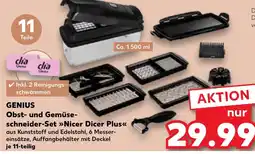 Kaufland DE GENIUS Obst- und Gemüse- schneider-Set Nicer Dicer Plus tilbud