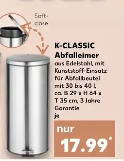 Kaufland DE K-CLASSIC Abfalleimer tilbud