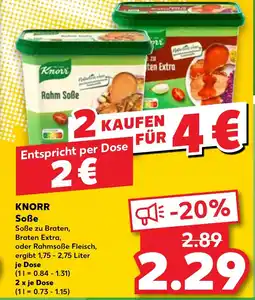 Kaufland DE KNORR Soße tilbud