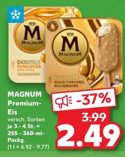 Kaufland DE MAGNUM Premium- Eis tilbud