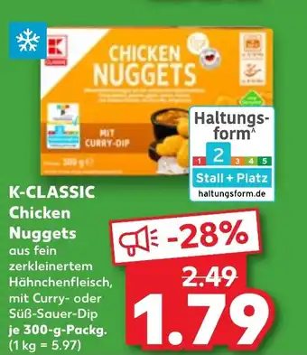Kaufland DE K-CLASSIC Chicken Nuggets tilbud