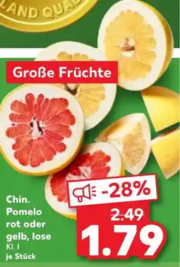 Kaufland DE Chin. Pomelo rot oder gelb, lose tilbud