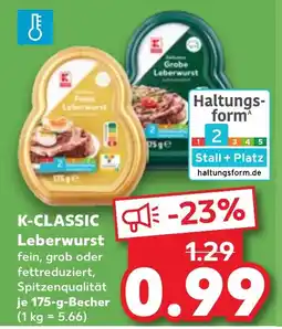 Kaufland DE K-CLASSIC Leberwurst tilbud