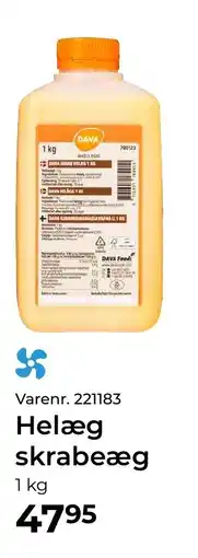 Dagrofa Food Service DAVA Helæg skrabeæg tilbud