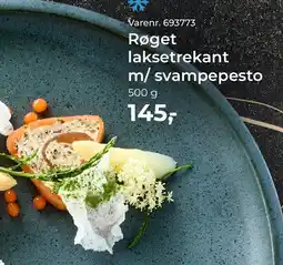Dagrofa Food Service Røget laksetrekant m/svampepesto tilbud