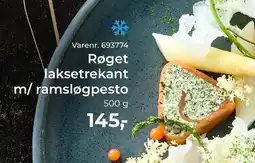Dagrofa Food Service Røget laksetrekant m/ ramsløgpesto tilbud