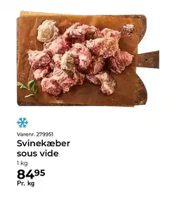 Dagrofa Food Service Svinekæber sous vide tilbud