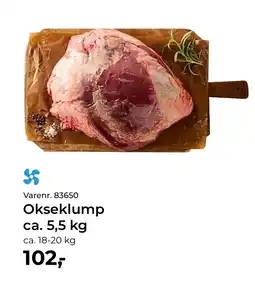 Dagrofa Food Service Okseklump tilbud