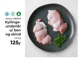 Dagrofa Food Service Kyllinge- underlår u/ben og skind tilbud