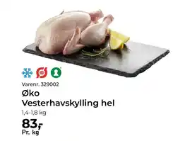 Dagrofa Food Service Øko Vesterhavskylling hel tilbud