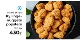 Dagrofa Food Service Kyllinge- nuggets popsters tilbud