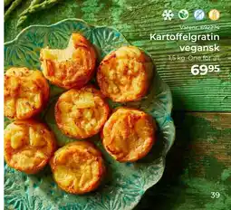 Dagrofa Food Service Kartoffelgratin vegansk tilbud