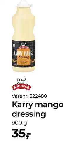 Dagrofa Food Service Bähncke Karry mango dressing tilbud