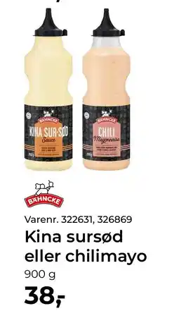 Dagrofa Food Service Bähncke Kina sursød eller chilimayo tilbud