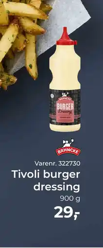 Dagrofa Food Service Bähncke Tivoli burger dressing tilbud