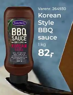 Dagrofa Food Service Santa Maria Korean Style BBQ sauce tilbud