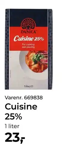 Dagrofa Food Service DANICA Cuisine 25% tilbud