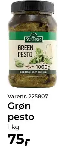 Dagrofa Food Service Svansø Grøn pesto tilbud