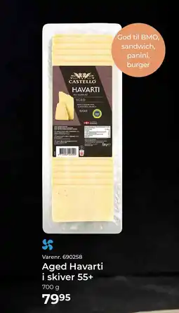 Dagrofa Food Service Aged Havarti i skiver 55+ tilbud