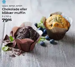 Dagrofa Food Service Chokolade eller blåbær muffin tilbud