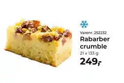 Dagrofa Food Service Rabarber crumble tilbud