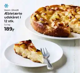 Dagrofa Food Service Æbletærte udskåret i 12 stk. tilbud