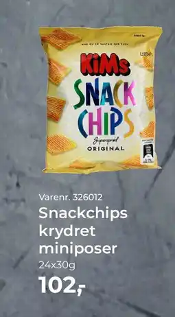 Dagrofa Food Service Kims Snackchips krydret miniposer tilbud