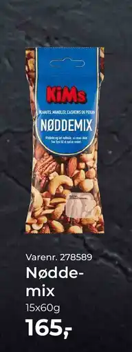 Dagrofa Food Service Kims Nødde- mix tilbud