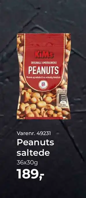 Dagrofa Food Service Kims Peanuts saltede tilbud