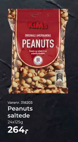 Dagrofa Food Service Kims Peanuts saltede tilbud