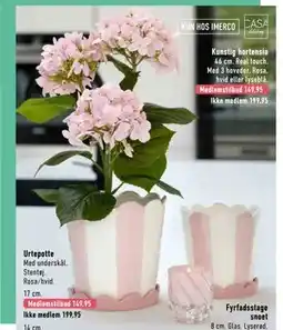 Imerco Kunstig hortensia tilbud