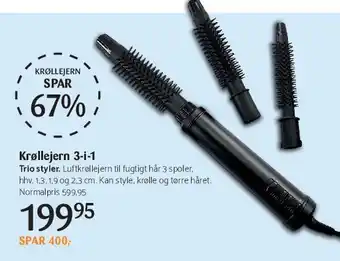 Krøllejern 3-i-1
