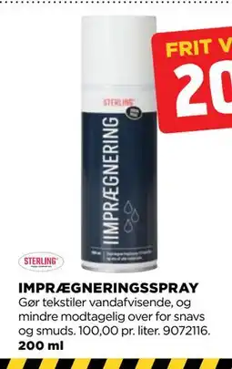 jem & fix IMPRÆGNERINGSSPRAY tilbud