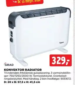 jem & fix KONVEKTOR RADIATOR tilbud
