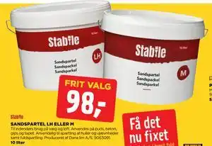 jem & fix SANDSPARTEL LH ELLER M tilbud