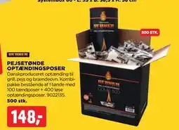 jem & fix PEJSETØNDE OPTÆNDINGSPOSER tilbud